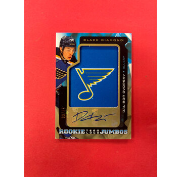 UPPER DECK 2025-26 UPPER DECK BLACK DIAMOND DALIBOR DVORSKY ROOKE TEAM LOGO JUMBOS AUTO /49