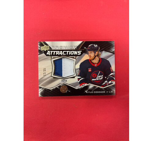 UPPER DECK 2022-23 UPPER DECK PREMIER KYLE CONNOR PREMIER ATTRACTIONS PATCH /35