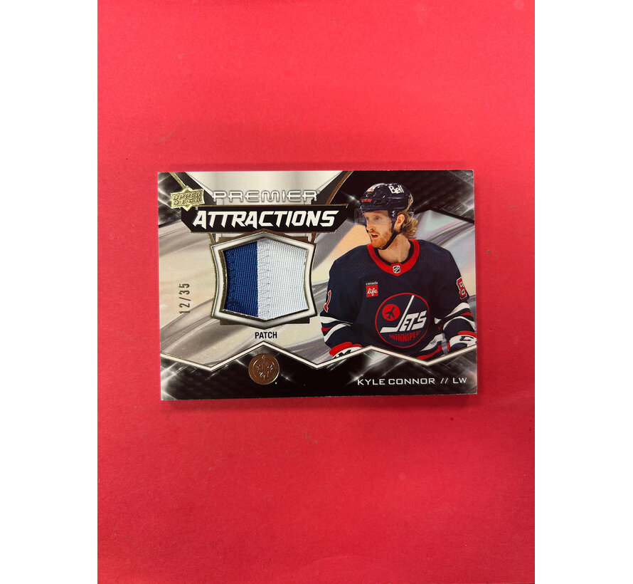 2022-23 UPPER DECK PREMIER KYLE CONNOR PREMIER ATTRACTIONS PATCH /35