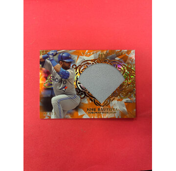 TOPPS 2015 TOPPS JOSE BAUTISTA DIAMOND CUT RELICS ORANGE /75