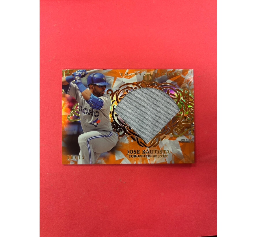 2015 TOPPS JOSE BAUTISTA DIAMOND CUT RELICS ORANGE /75