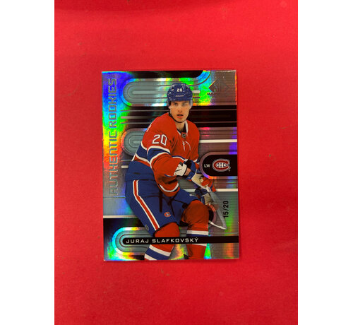 UPPER DECK 2022-23 SP GAME USED JURAJ SLAFKOVSKY TRUE ROOKIE /20