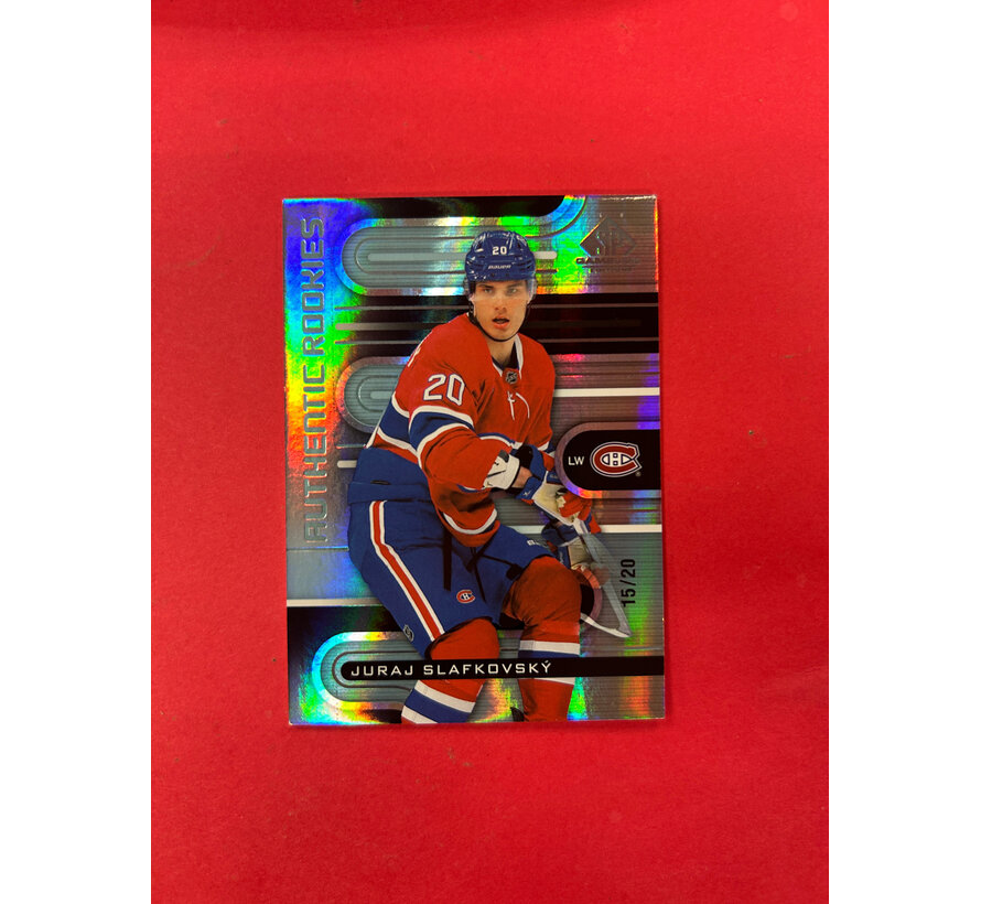 2022-23 SP GAME USED JURAJ SLAFKOVSKY TRUE ROOKIE /20