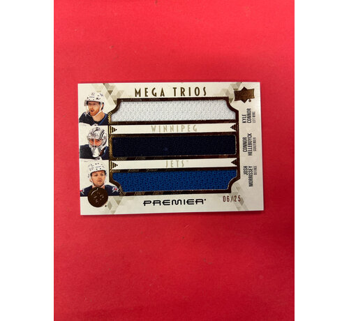 UPPER DECK 2024-25 UPPER DECK PREMIER MEGA TRIOS WINNIPEG JETS /25