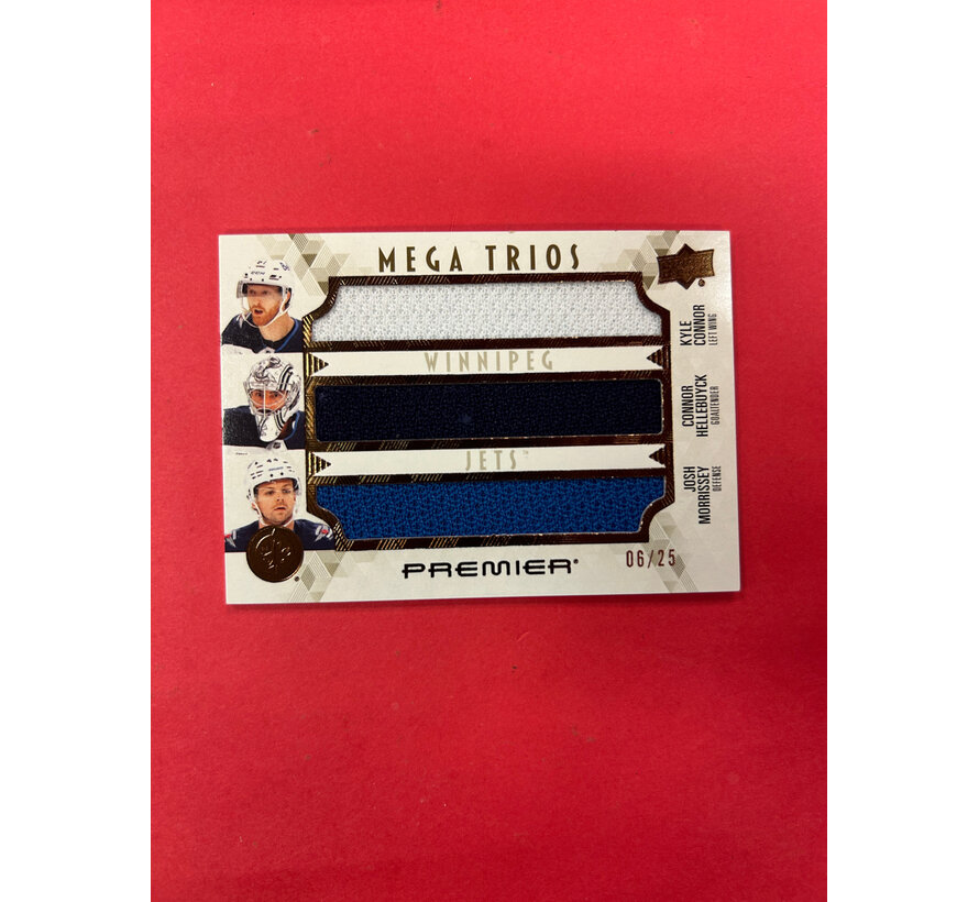 2024-25 UPPER DECK PREMIER MEGA TRIOS WINNIPEG JETS /25