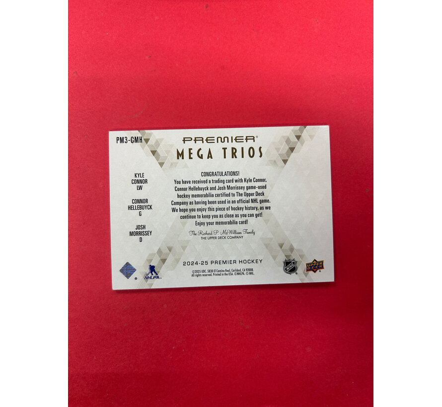 2024-25 UPPER DECK PREMIER MEGA TRIOS WINNIPEG JETS /25