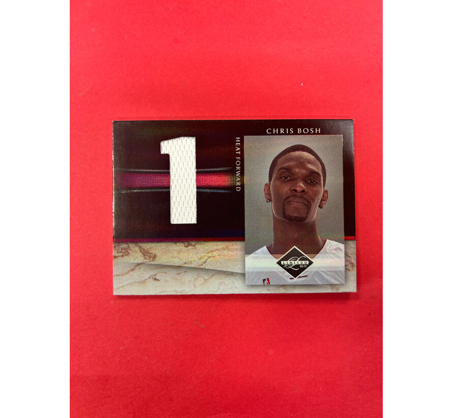 2010 PANINI LIMITED CHRIS BOSH NUMBER PATCH /99