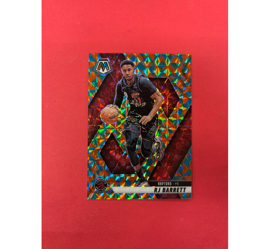 2024-25 PANINI MOSAIC RJ BARRETT ORANGE CYAN /15