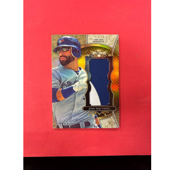 TOPPS 2013 TOPPS TRIPLE THREADS JOSE BAUTISTA PATCH /9