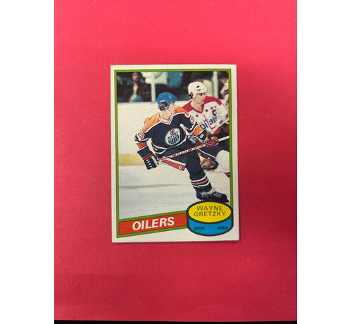O-PEE-CHEE 1980-81 O-PEE-CHEE WAYNE GRETZKY DRAWN BACK