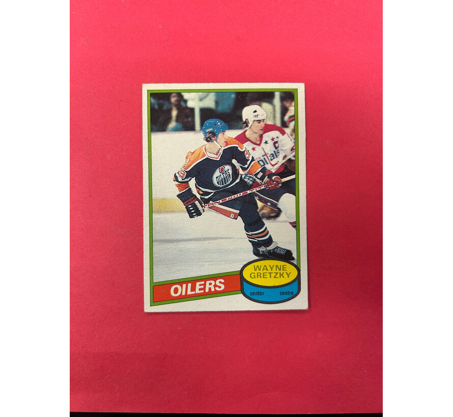 1980-81 O-PEE-CHEE WAYNE GRETZKY DRAWN BACK