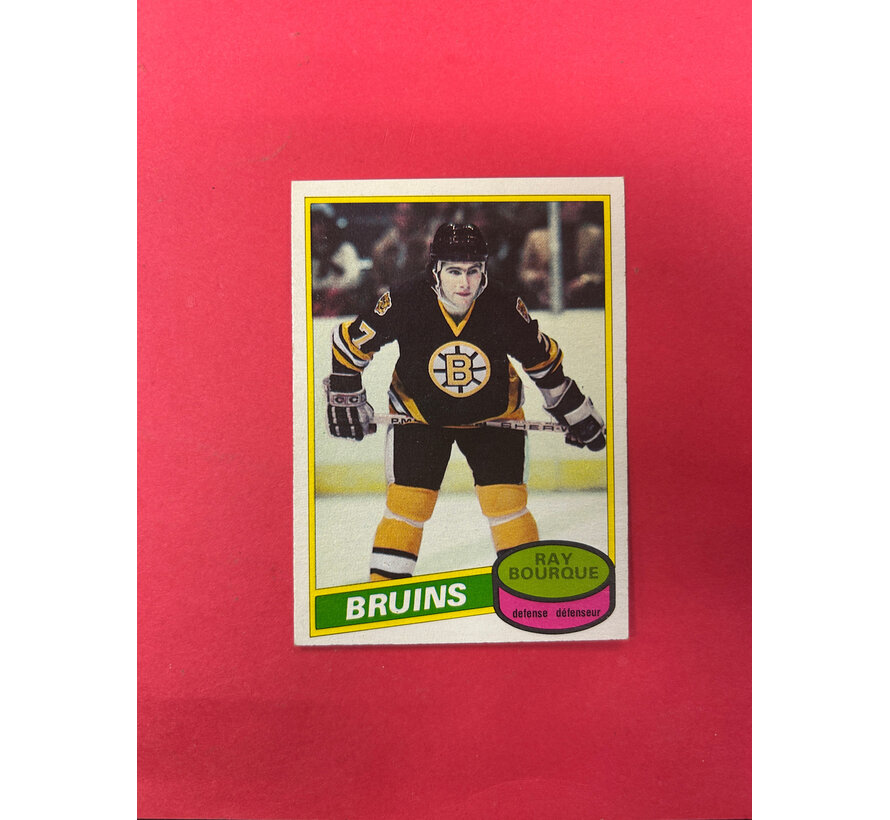 1980-81 O-PEE-CHEE RAY BOURQUE ROOKIE