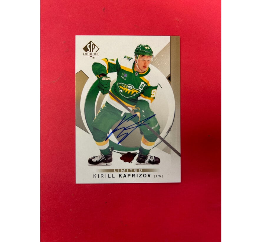 2024-25 SP AUTHENTIC KIRILL KAPRIZOV  LIMITED GOLD AUTOGRAPH