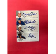 PANINI 2013-14 PANINI CONTENDERS HULL/HAWERCHUK/FUHR/PRONGER QUAD BLUES GREATS