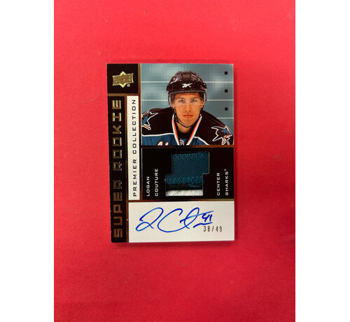UPPER DECK 2017-18 UPPER DECK PREMIER LOGAN COUTURE SUPER ROOKIE PATCH AUTO /49
