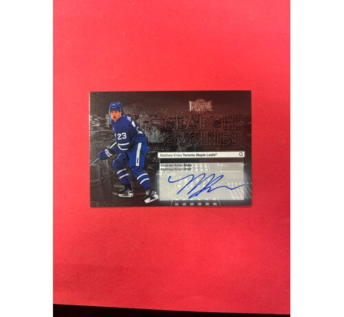 UPPER DECK 2024-25 METAL UNIVERSE MATTHEW KNIES SEARCH ENGINES AUTOGRAPH