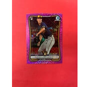 TOPPS 2025 BOWMAN CHROME JACOB MISIOROWSKI PINK MOHO ROOKIE /199