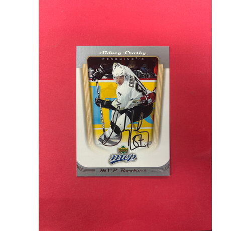 UPPER DECK 2005-06 UPPER DECK MVP SIDNEY CROSBY SILVER SCRIPT ROOKIE