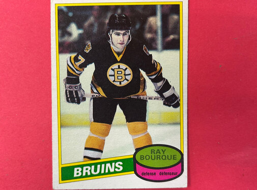 O-PEE-CHEE 1980-81 O-PEE-CHEE RAY BOURQUE ROOKIE