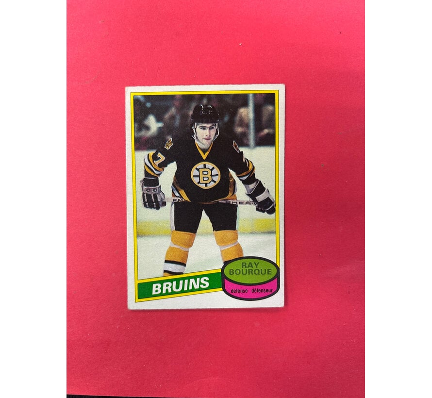 1980-81 O-PEE-CHEE RAY BOURQUE ROOKIE