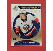 UPPER DECK 2025-26 UPPER DECK SP AUTHENTIC MATTHEW SCHAEFER FUTURE WATCH LIMITED GOLD /99