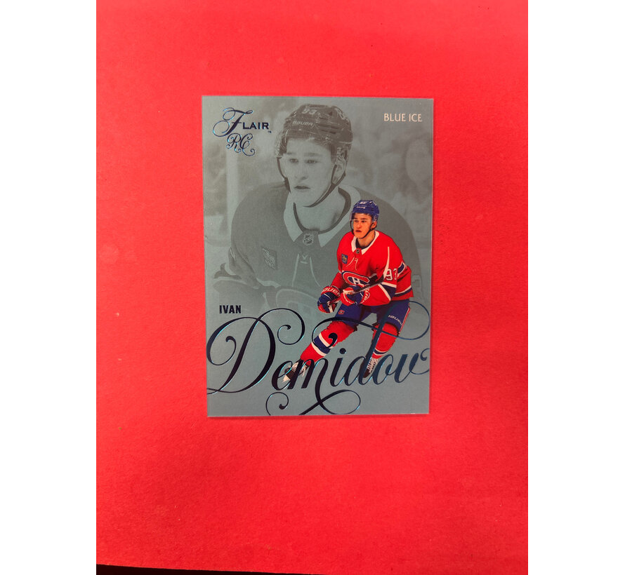 2025-26 UPPER DECK FLAIR IVAN DEMIDOV BLUE ICE ROOKIE /49