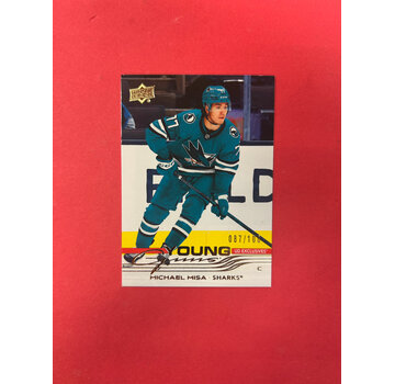 UPPER DECK 2025-26 UPPER DECK SERIES 2  MICHAEL MISA YOUNG GUNS EXCLUSIVES /100