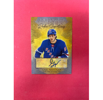 UPPER DECK 2025-26 UPPER DECK ARTIFACTS GABE PERREAULT TOP TIER SIGNATURES