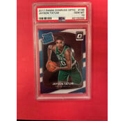 PANINI 2017-18 PANINI DONRUSS OPTIC RATED ROOKIE JAYSON TATUM PSA 10 #198