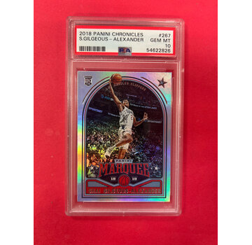 PANINI 2018-19 PANINI CHRONICLES MARQUEE SHAI GILGEOUS-ALEXANDER PSA 10 #267