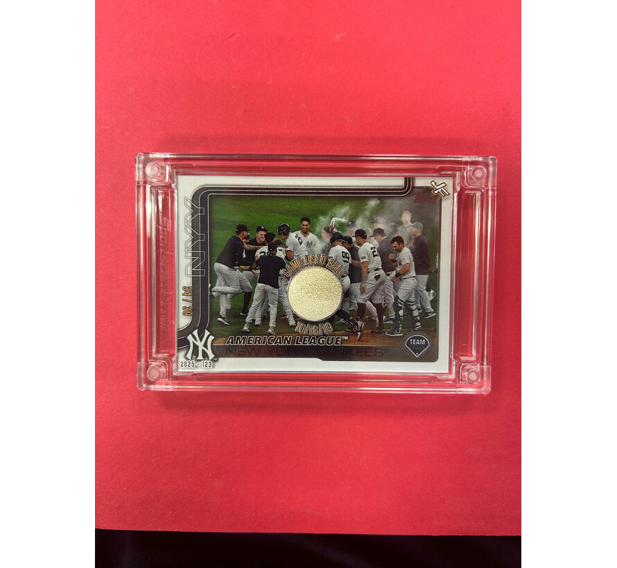 2026 JERSEY FUSION NEW YORK YANKEES GAME USED BALL /39