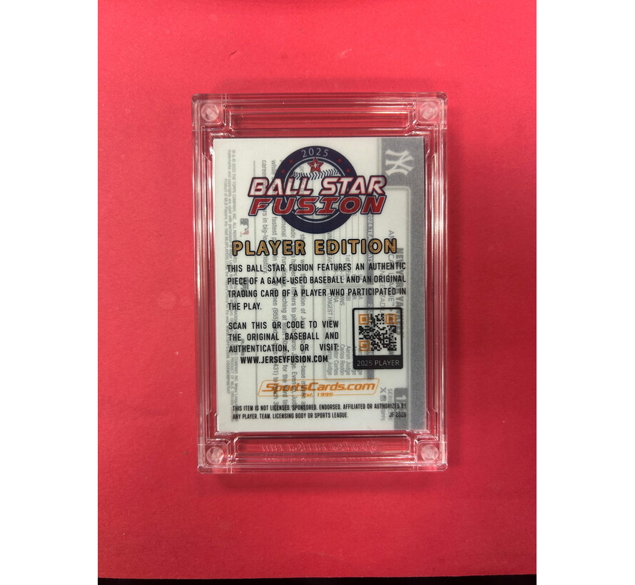 2026 JERSEY FUSION NEW YORK YANKEES GAME USED BALL /39