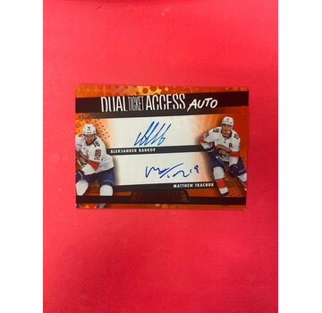 UPPER DECK 2025-26 UPPER DECK CREDENTIALS DUAL ACCESS TICKET AUTO TKACHUK/BARKOV AUTOS /5