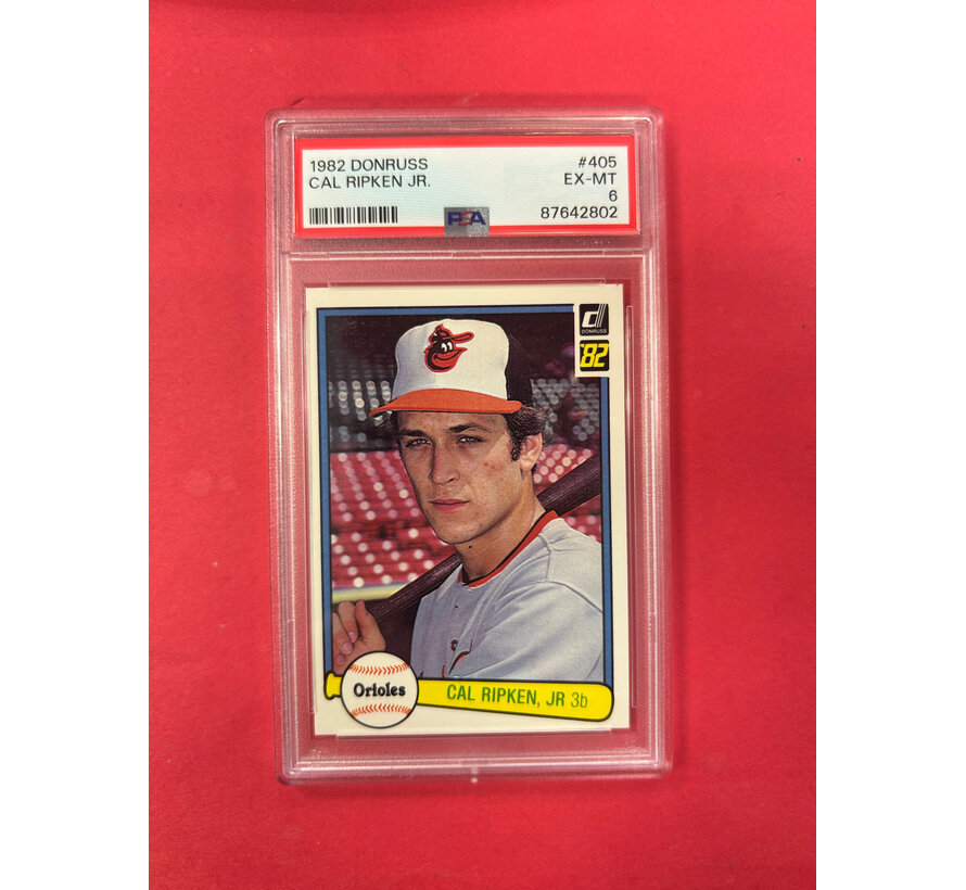 1982 DONRUSS CAL RIPKEN JR PSA GRADED 6