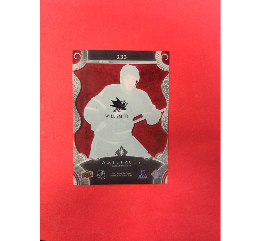 2025-26 UPPER DECK ARTIFACTS WILL SMITH CLEAR CUT ROOKIES