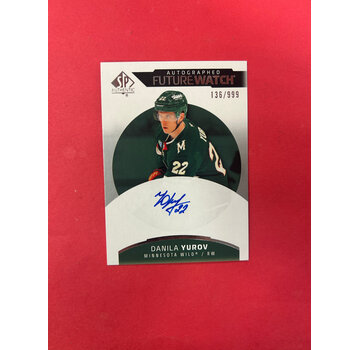 UPPER DECK 2025-26 SP AUTHENTIC DANILA YUROV FUTURE WATCH AUTOGRAPH /999