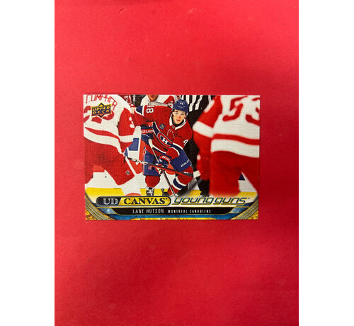 UPPER DECK 2024-25 UPPER DECK SERIES 1 LANE HUTSON YOUNG GUNS CANVAS
