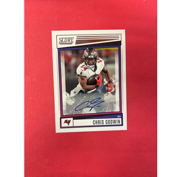 PANINI 2022 PANINI SCORE CHRIS GODWIN AUTOGRAPH