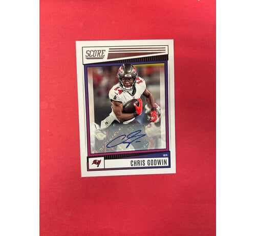 PANINI 2022 PANINI SCORE CHRIS GODWIN AUTOGRAPH