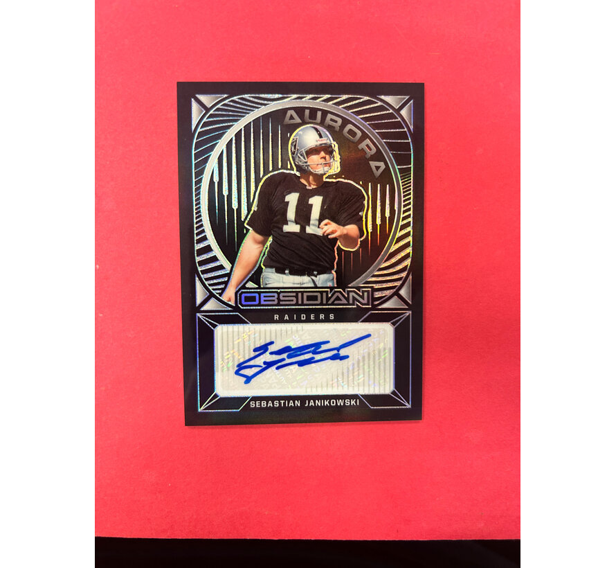 2021 PANINI OBSIDIAN SEBASTIAN JANIKOWSKI AUROURA AUTO /100