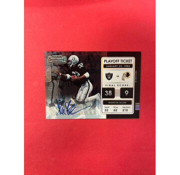PANINI 2021 PANINI CONTENDERS MARCUS ALLEN PLAYOFF TICKET AUTOGRAPH /15