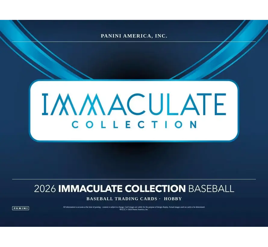 2026 PANINI IMMACULATE BASEBALL HOBBY BOX