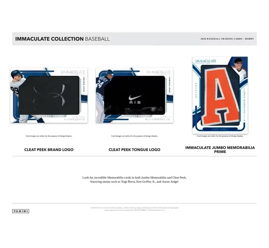 2026 PANINI IMMACULATE BASEBALL HOBBY BOX