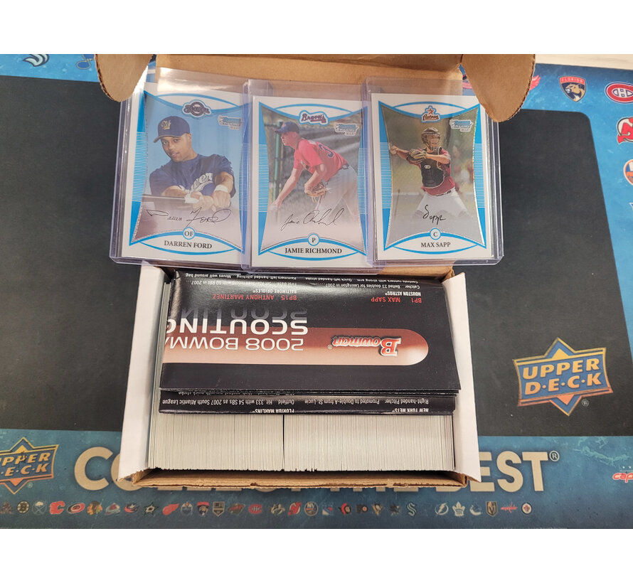 2008 BOWMAN CHROME BASEBALL SET BCP 1-110 & BCP 131-240