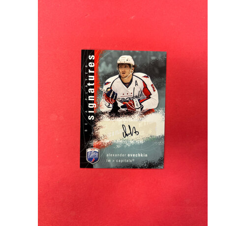 UPPER DECK 2007-08 BE A PLAYER ALEXANDER OVECHKIN SIGNATURES