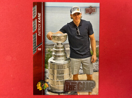 UPPER DECK 2015-16 UPPER DECK SERIES 2 PATRICK KANE DAY WITH THE CUP
