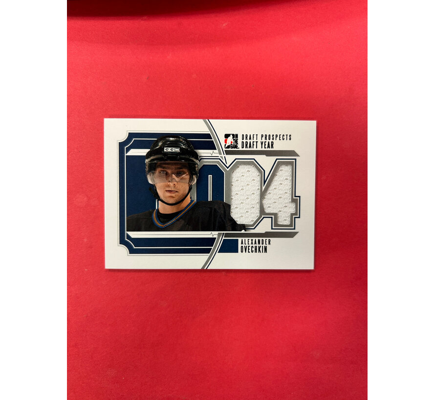 2013 IN THE GAME DRAFT ALEX OVECHKIN DRAFT YEAR PATCH SILVER VERSION