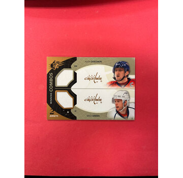 UPPER DECK 2010-11 UPPER DECK SPX OVECHKIN/GREEN WINNING COMBOS JERSEY