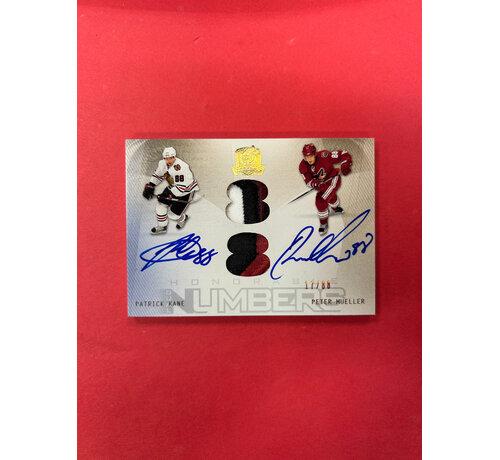 UPPER DECK 2008-09 UPPER DECK THE CUP DUAL HONORABLE NUMBERS KANE/MUELLER /88