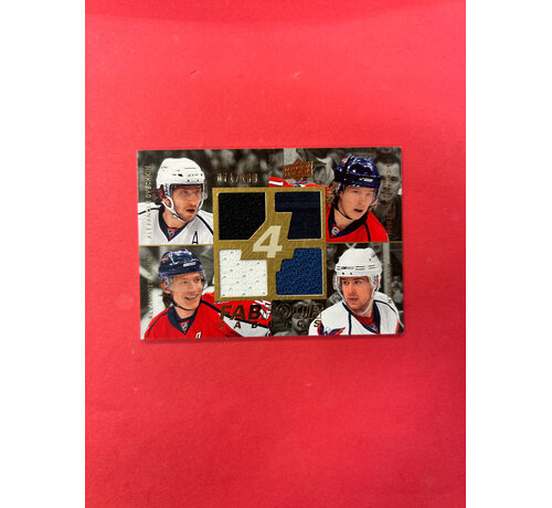 UPPER DECK 2008-09 UPPER DECK SERIES 1 FAB FOUR FABRICS CAPITALS /100
